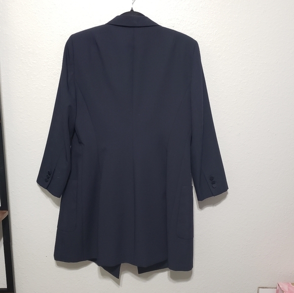 NWT Zara blazer, Color Navy Blue, Size L - Picture 7 of 17
